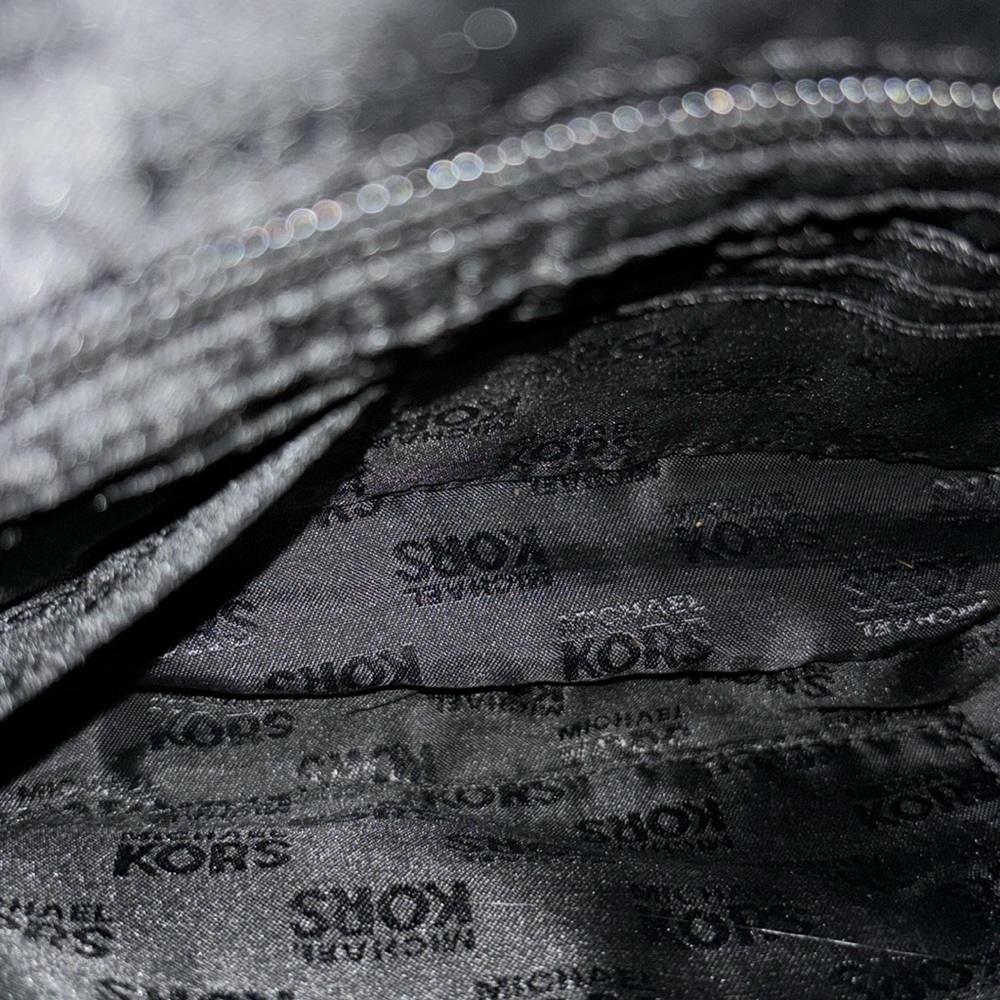 Michael Michael Kors Black Python Embossed Leathe… - image 7